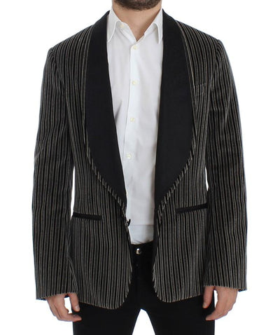 Gray striped SICILIA blazer