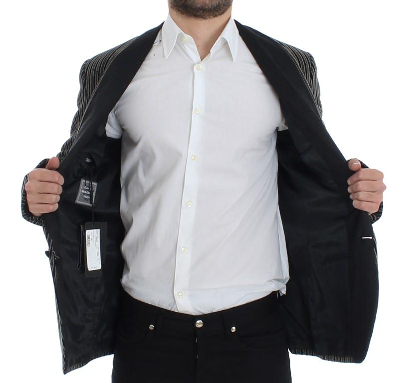 Gray striped SICILIA blazer
