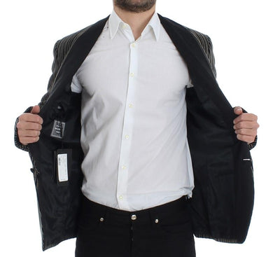 Gray striped SICILIA blazer