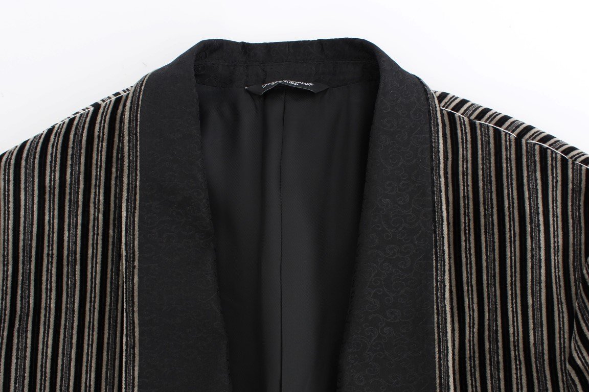 Gray striped SICILIA blazer
