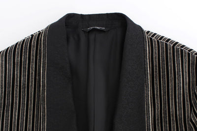 Gray striped SICILIA blazer