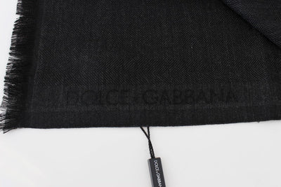 Gray Cashmere Shawl Scarf