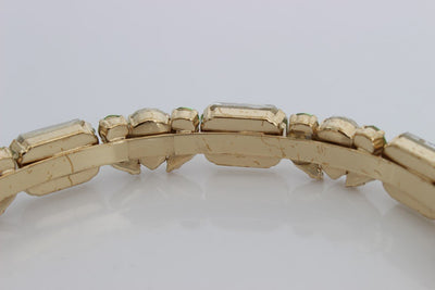 Gold Tiara Brass Crystal Sicily GEMME Headband
