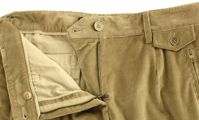 Brown Cotton Corduroys Jeans Pants