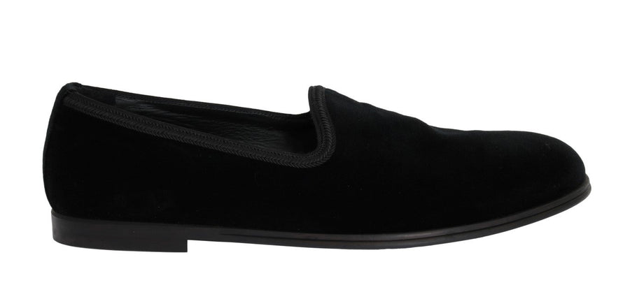 Black Velvet Dress Formal Loafers