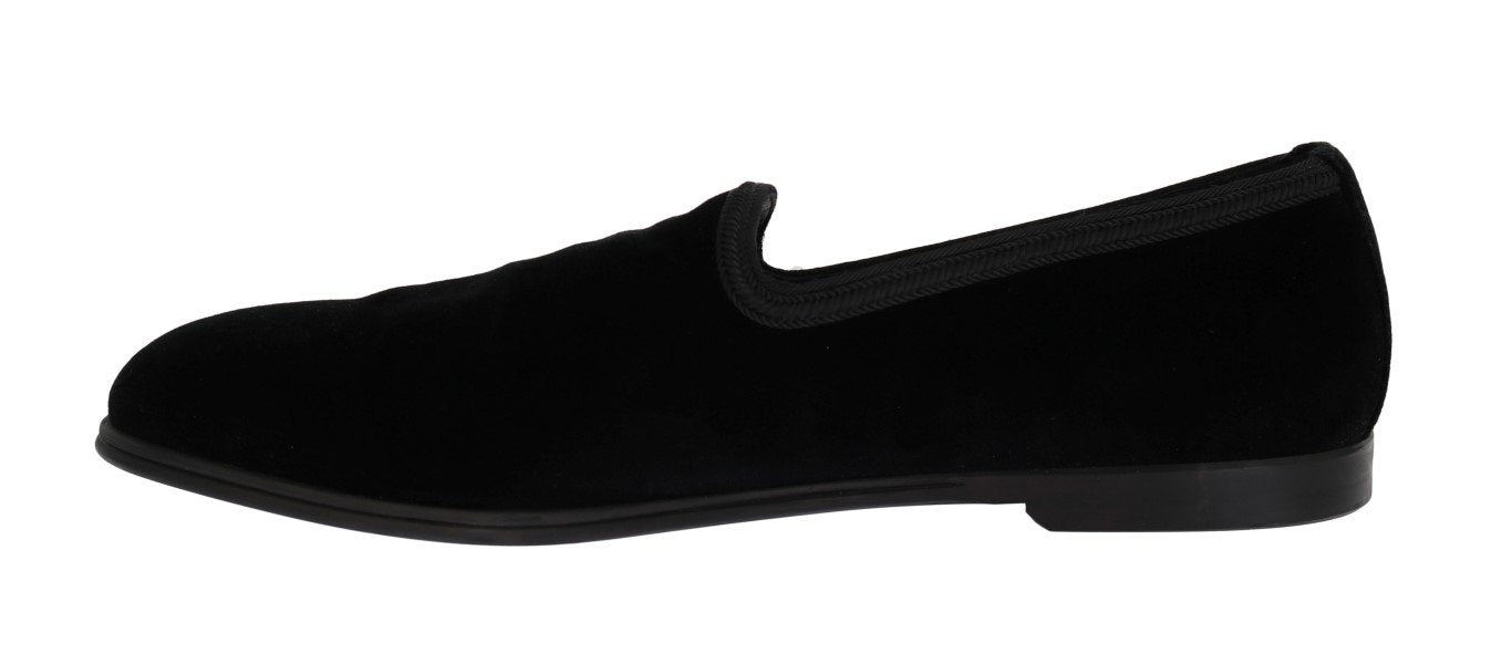 Black Velvet Dress Formal Loafers