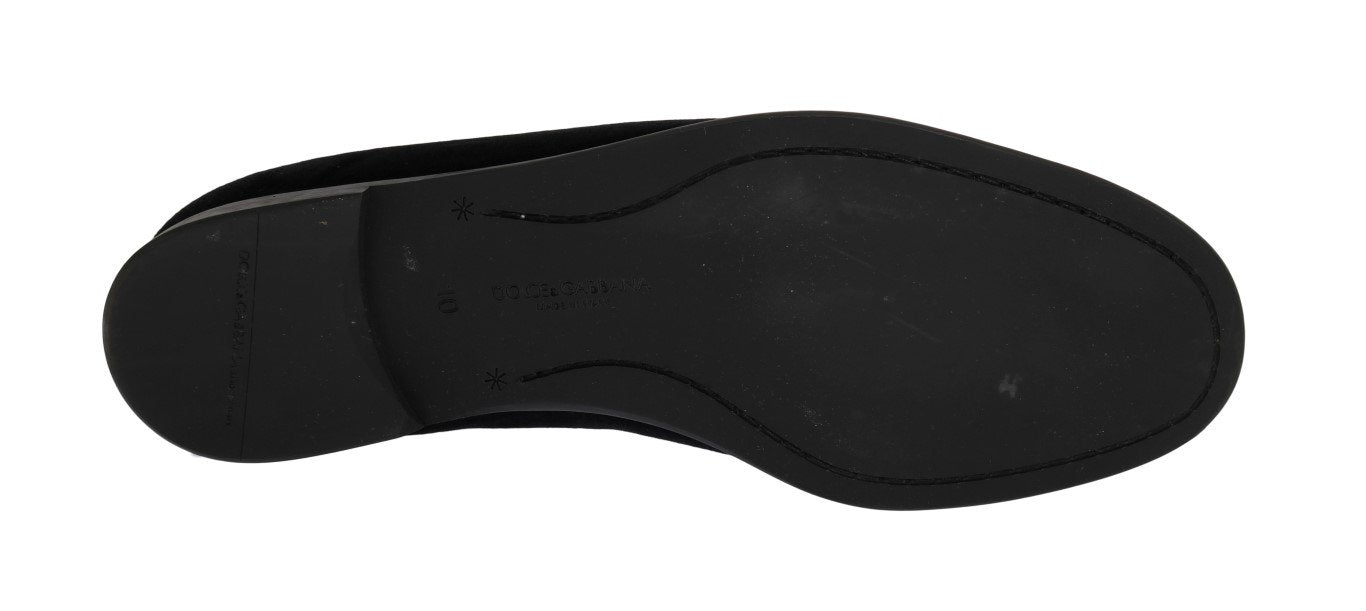 Black Velvet Dress Formal Loafers