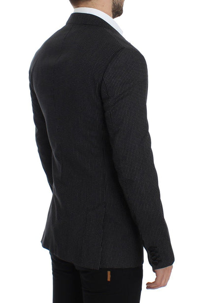 Black wool slim MARTINI blazer