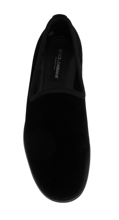 Black Velvet Dress Formal Loafers