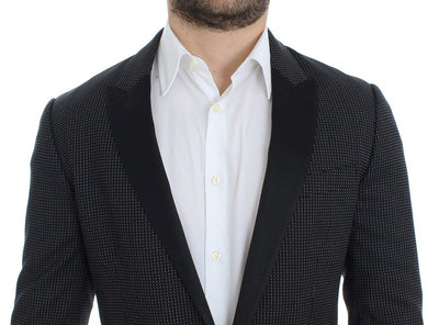 Black wool slim MARTINI blazer