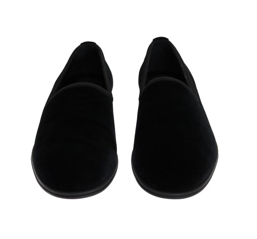 Black Velvet Dress Formal Loafers