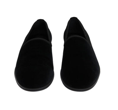 Black Velvet Dress Formal Loafers