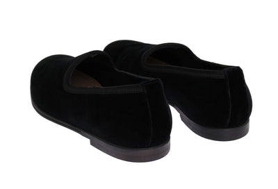 Black Velvet Dress Formal Loafers