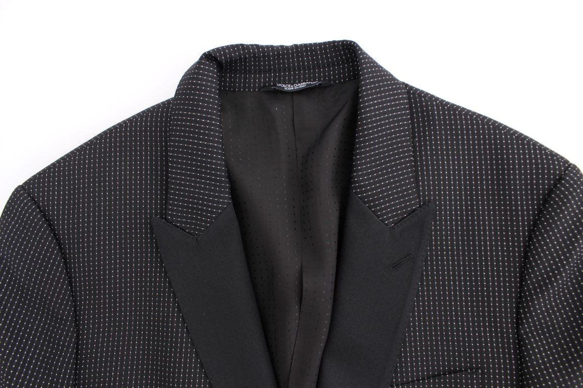 Black wool slim MARTINI blazer