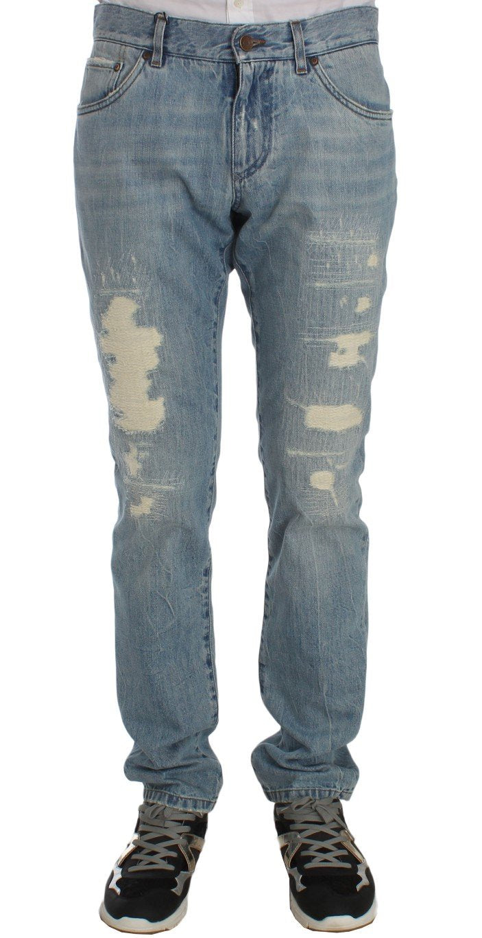 Blue Wash Torn 14 GOLD Slim Fit Jeans
