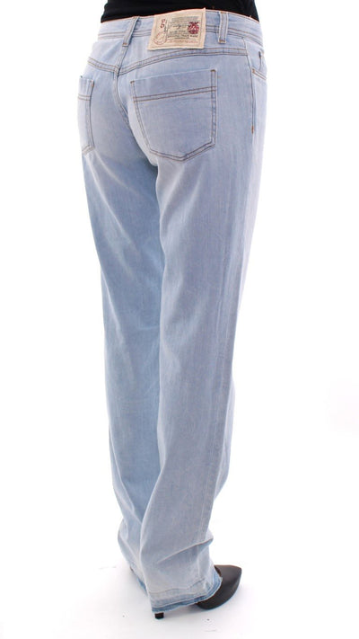 Blue CUTE Cotton Regular Fit Jeans Pants