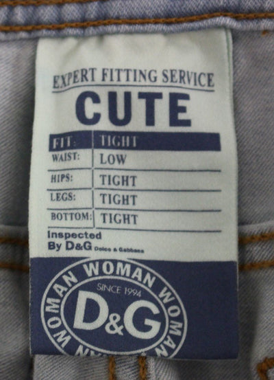 Blue CUTE Cotton Regular Fit Jeans Pants