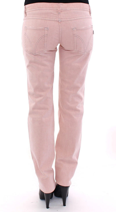 Pink WONDER Cotton Regular Fit Jeans Pants