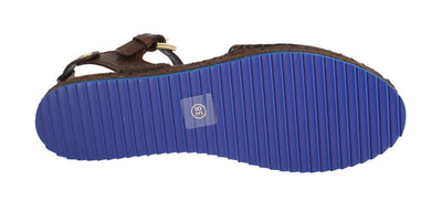 Blue Striped Espadrilles Sandals