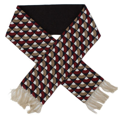 Multicolor Silk Cashmere Cotton Scarf
