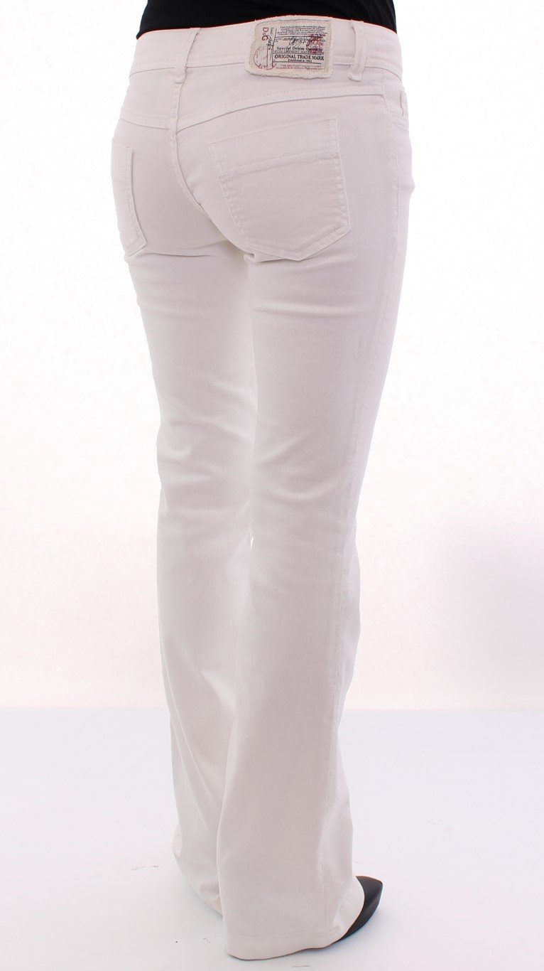 White COOL Cotton Regular Fit Jeans Pants
