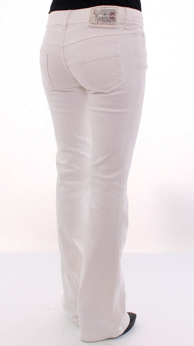White COOL Cotton Regular Fit Jeans Pants