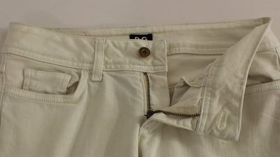White COOL Cotton Regular Fit Jeans Pants