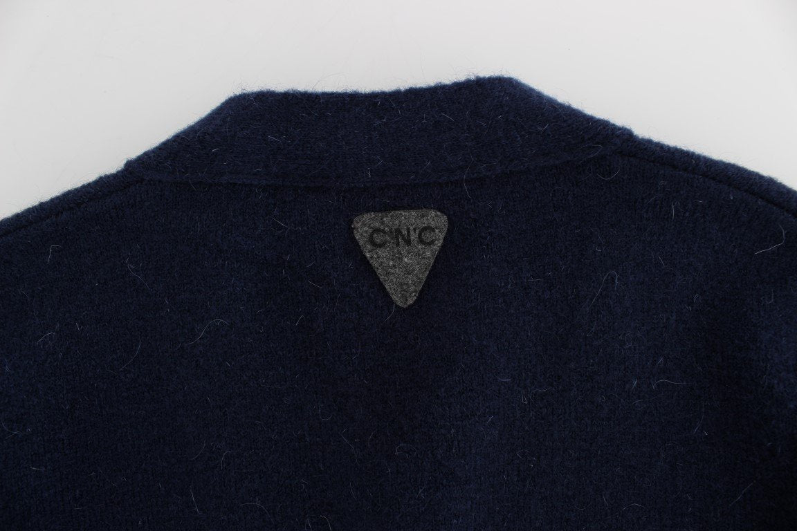 Blue Button Down Cardigan