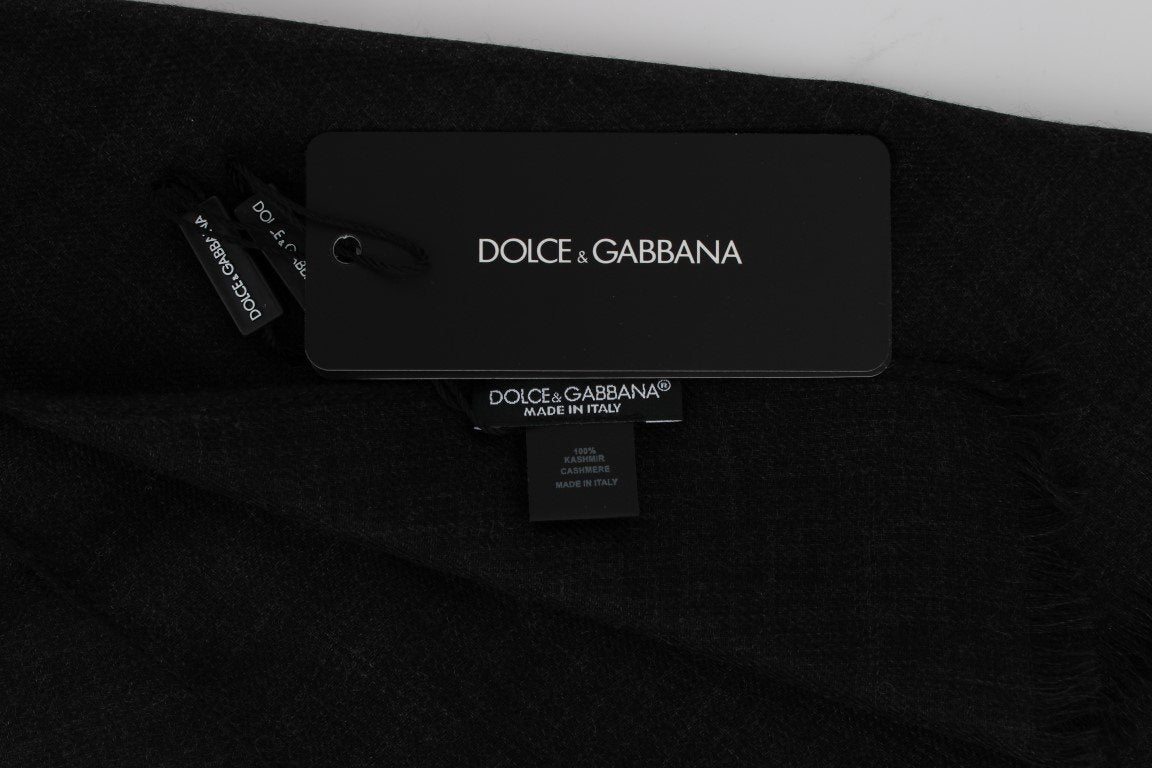 Gray Cashmere Scarf