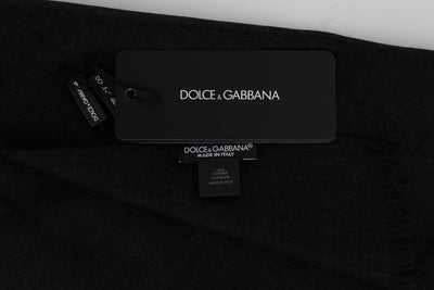 Gray Cashmere Scarf