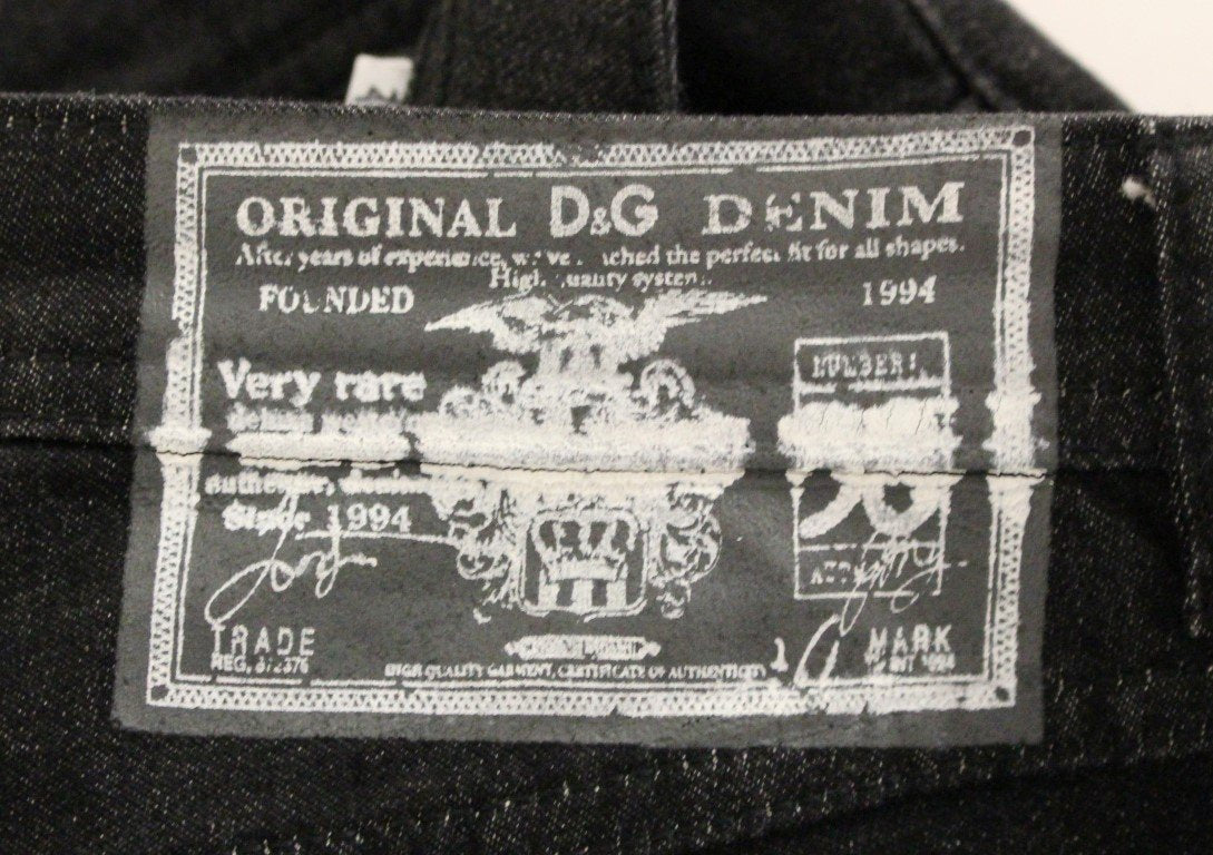 Black CUTE Cotton Regular Fit Jeans Pants