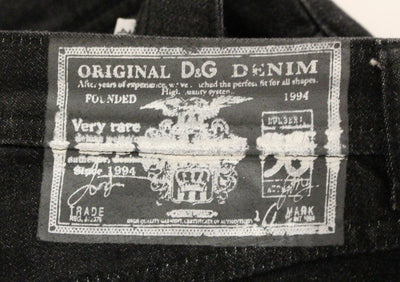 Black CUTE Cotton Regular Fit Jeans Pants