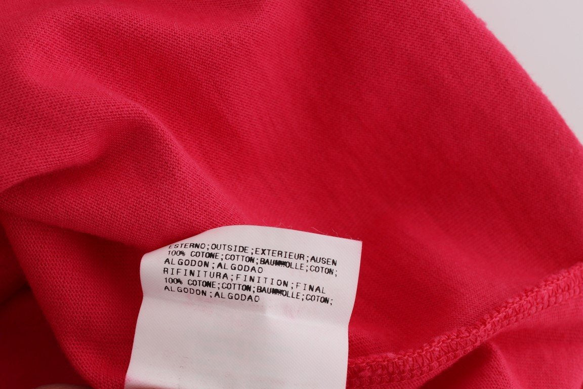 Red Striped Crewneck T-Shirt
