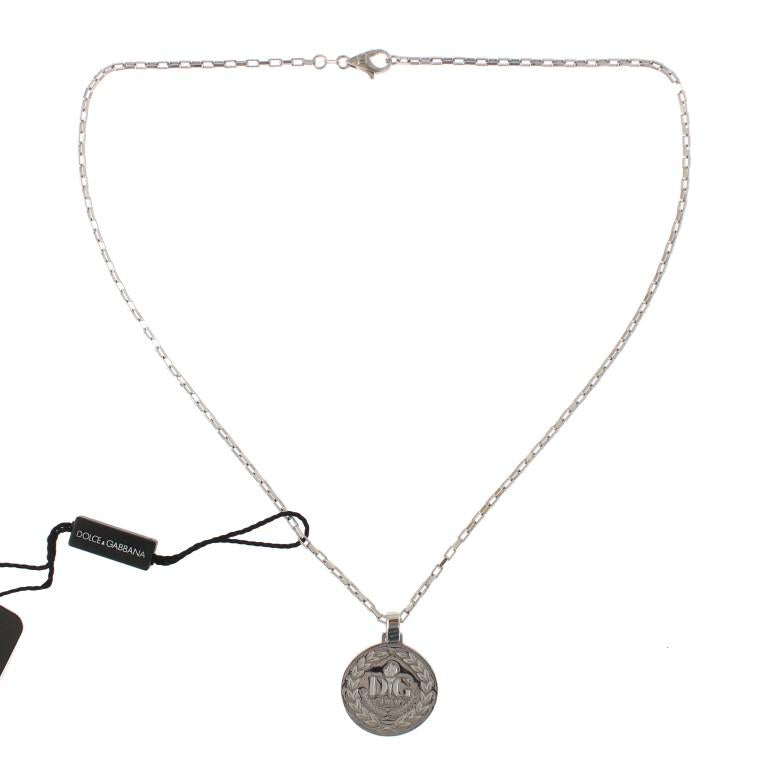 Silver 925 Round Charm Necklace
