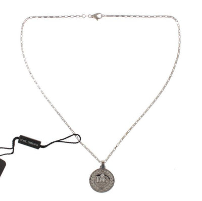 Silver 925 Round Charm Necklace
