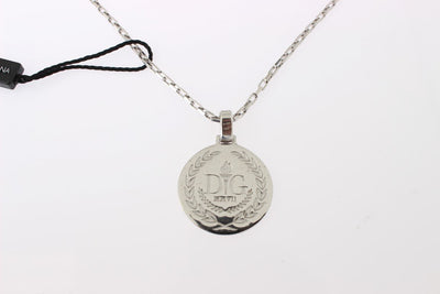 Silver 925 Round Charm Necklace