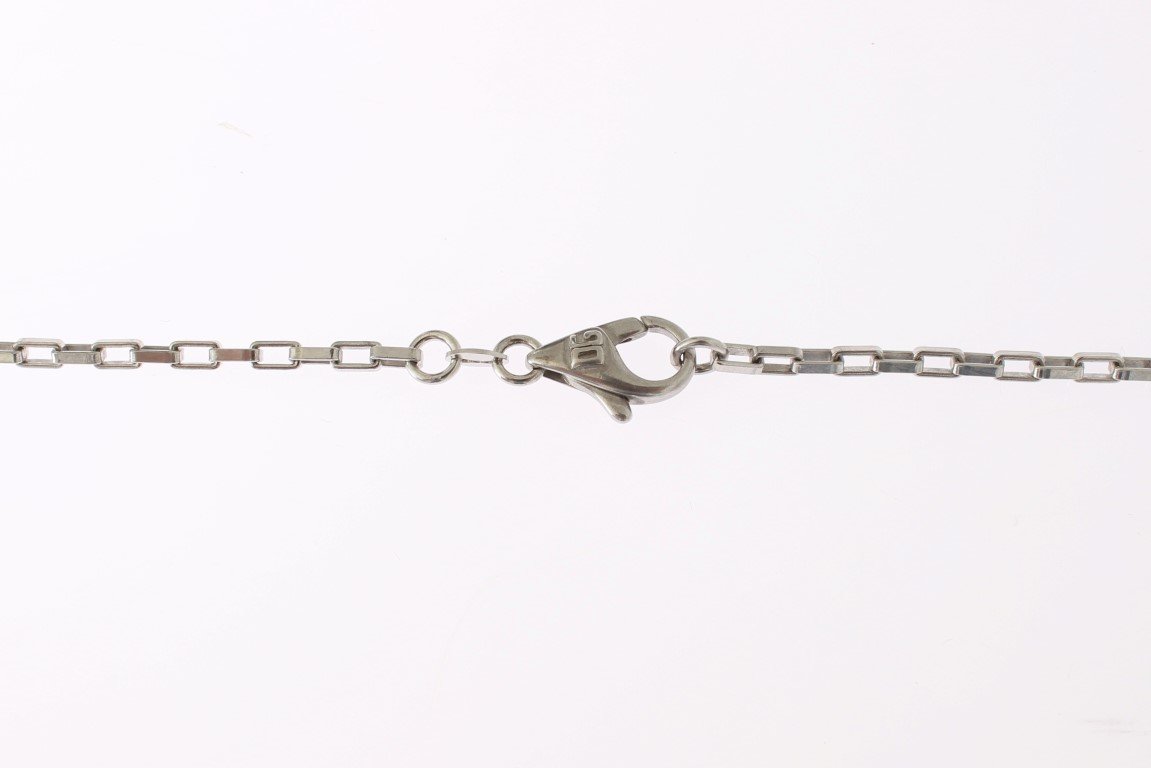 Silver 925 Round Charm Necklace