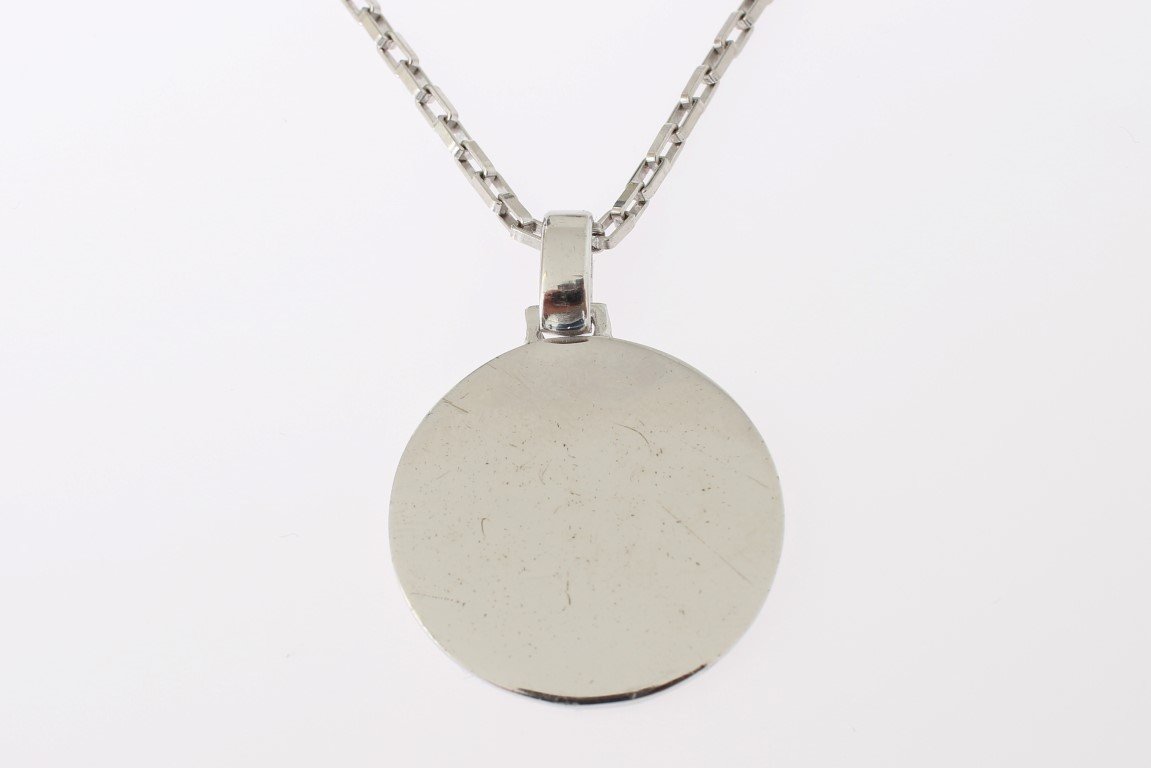Silver 925 Round Charm Necklace