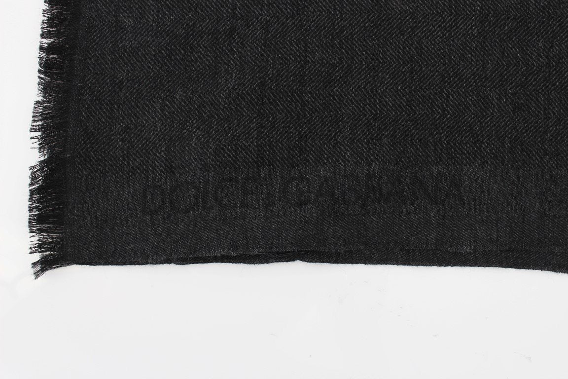 Gray Cashmere Scarf