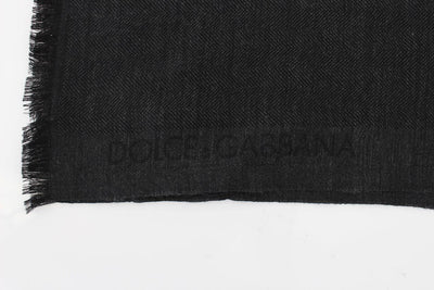 Gray Cashmere Scarf