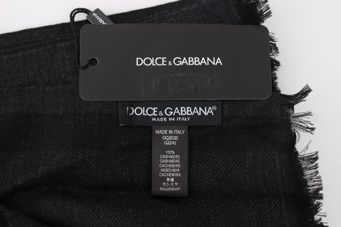 Gray Cashmere Scarf