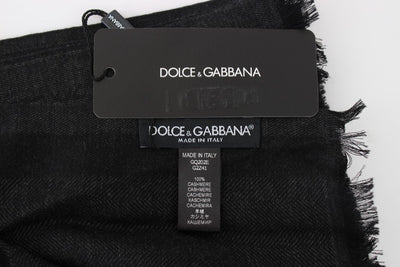 Gray Cashmere Scarf