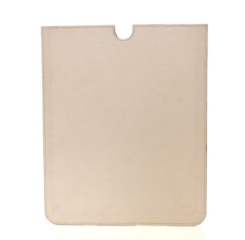 White Leather IPAD Tablet Case Cover