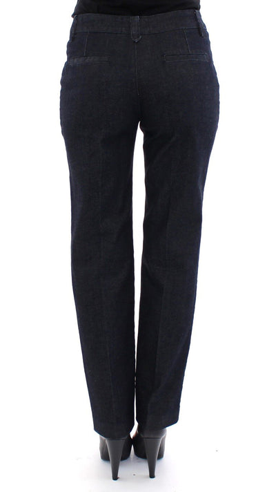 Blue Cotton Regular Fit Jeans Pants