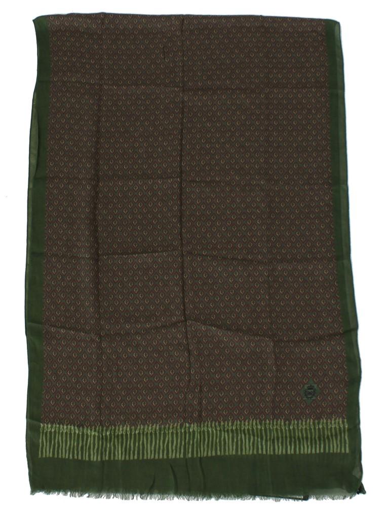 Green Baroque Cashmere Scarf