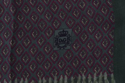 Green Baroque Cashmere Scarf