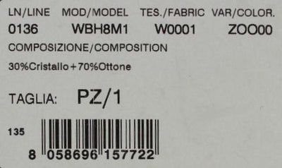 Gold Brass White Pearl MAMMA Cuff Bangle Bracelet