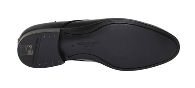 Blue Navy Leather Oxford Derby Formal Shoes