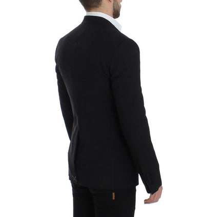 Black wool stretch MARTINI blazer