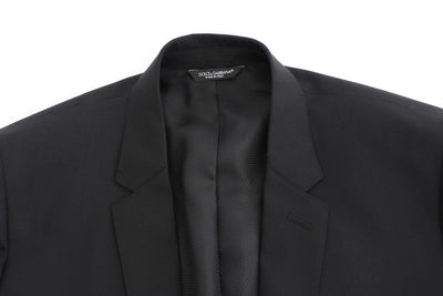 Black wool stretch MARTINI blazer